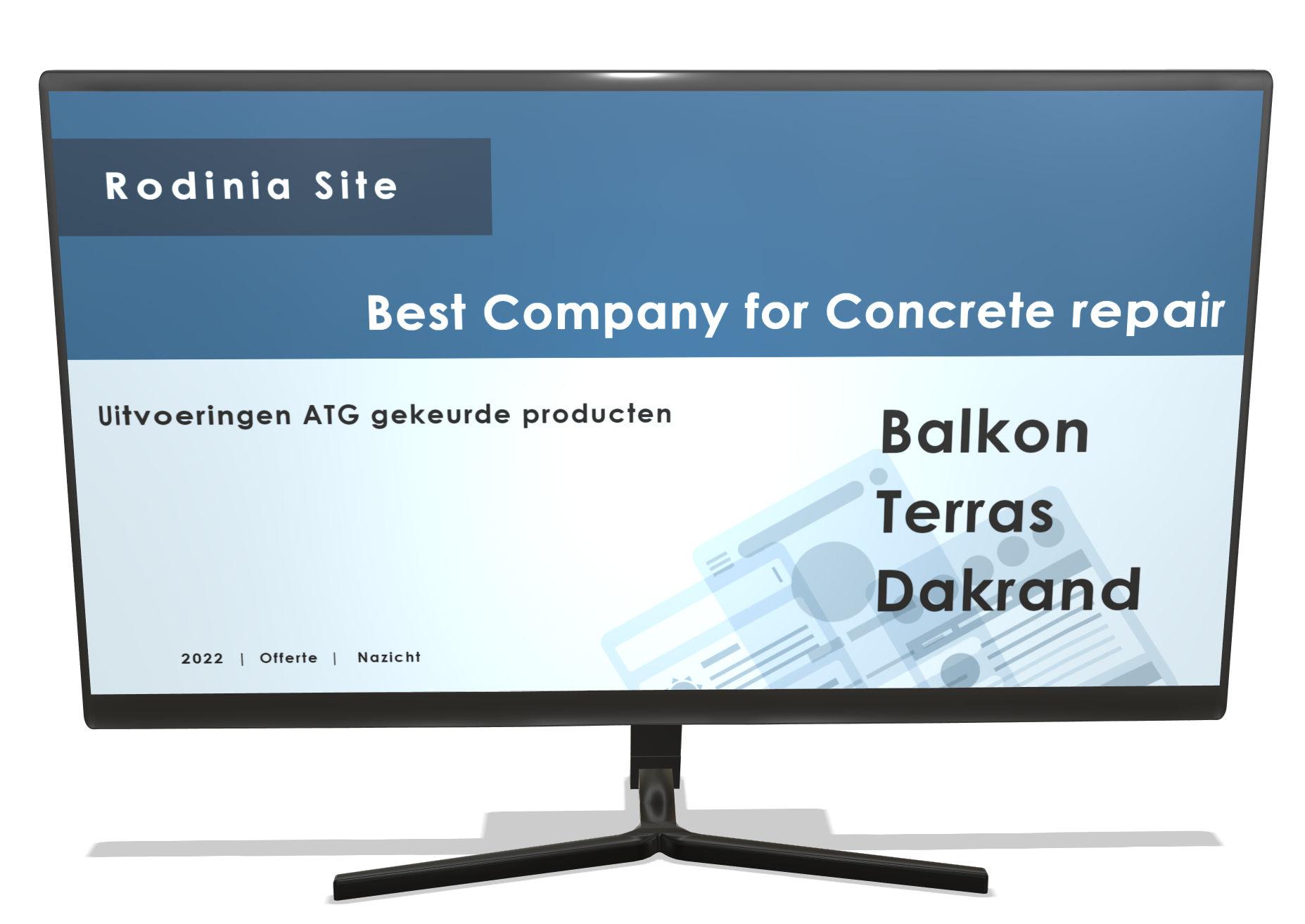 Betonherstel op PC