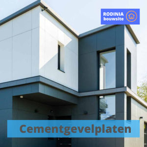 gevel isoleren en afwerken met cementgevelplaten