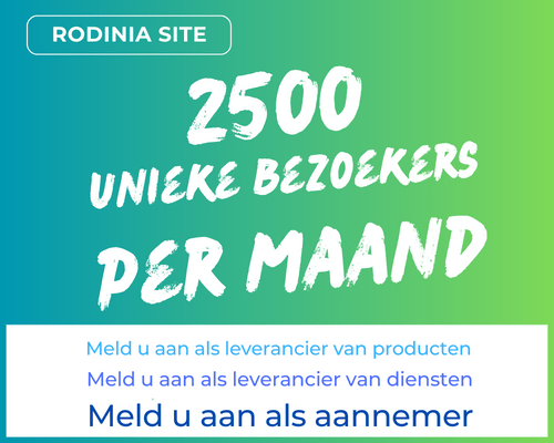 rodinia site 2500 bezoekers per maand